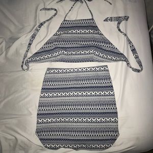 Gab & Kate halter two piece